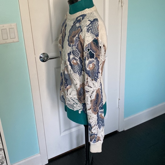 See by Chloe floral lace sweater - Picture 3 of 10